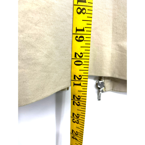 Miotto Womens Cotton Blend Taupe Jacket Front Zip Boho Sleeve Size XS - Picture 6 of 6